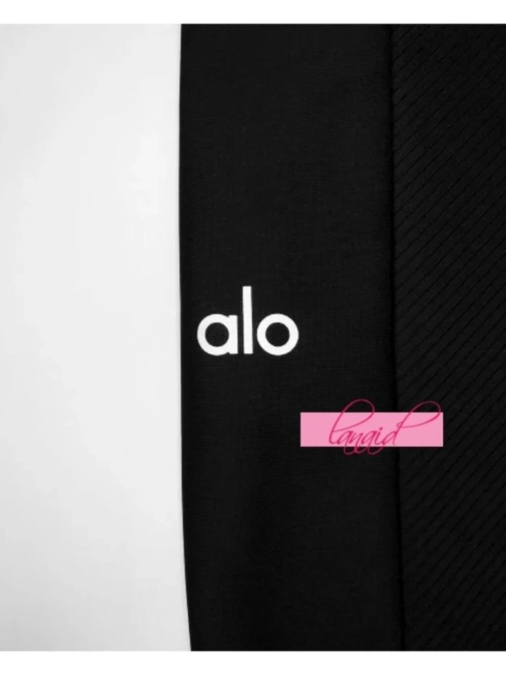 Alo Ribbed Airlift High-Waist 7/8 Enchanted Leggings Pockets Hi-Rise Skinny Pant